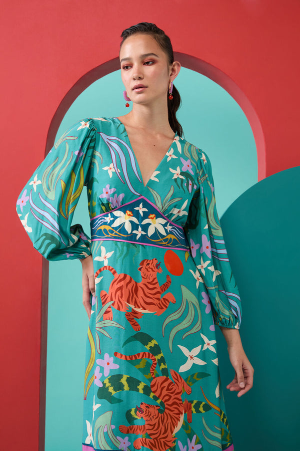 Gorman NZ - DancingPlaymatesLongSleeveDres - print