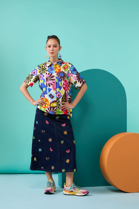 Gorman NZ - Tropic Pop Shirt - print