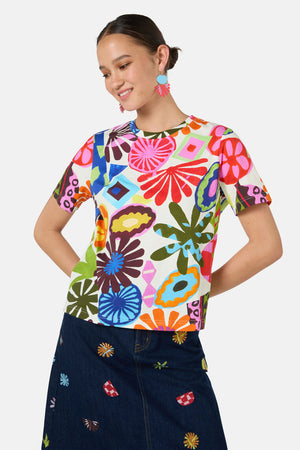 Gorman NZ - Tropic Pop Classic Tee - print