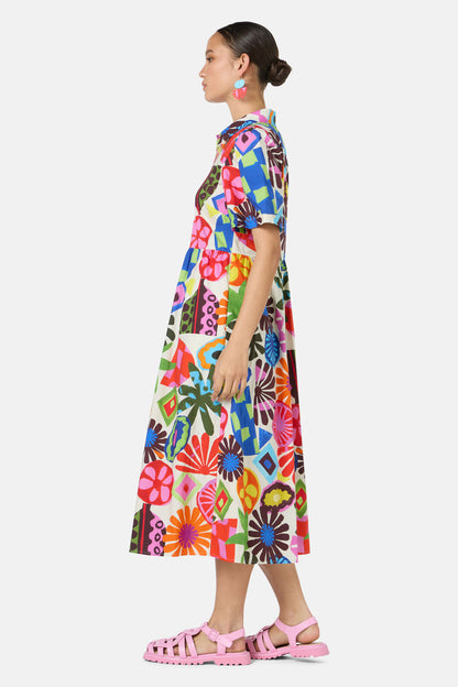 Gorman NZ - Tropic Pop Shirt Dress - print