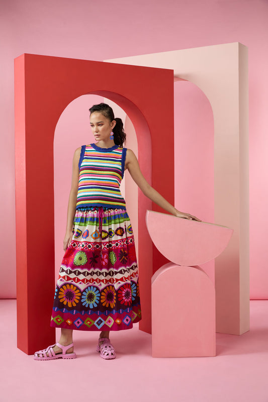 Gorman NZ - Tropic Pop Skirt - print