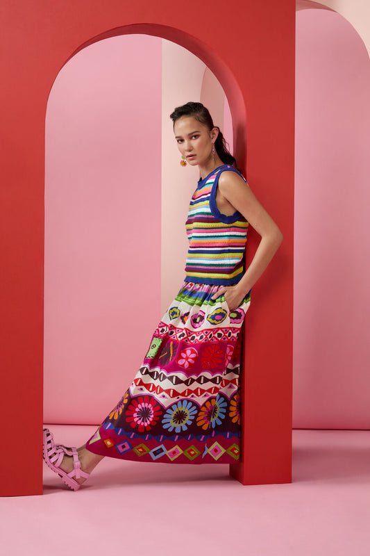 Gorman NZ - Tropic Pop Skirt - print