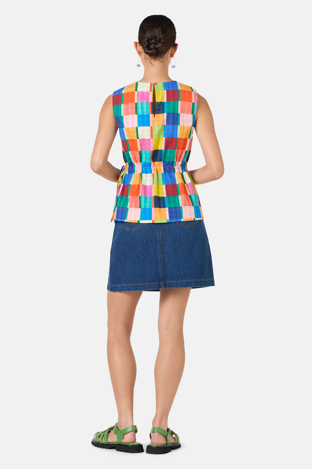 Gorman NZ - Jungle Rhapsody Check Tank - check