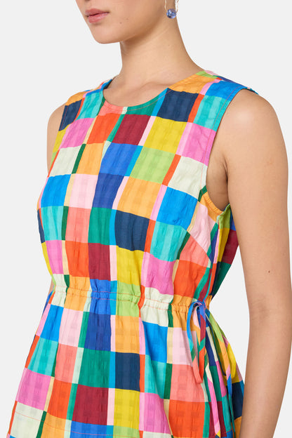 Gorman NZ - Jungle Rhapsody Check Tank - check