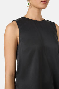 Gorman NZ - Anika Sandwashed Silk Tank - black