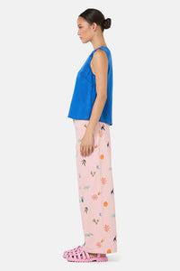 Gorman NZ - Anika Sandwashed Silk Tank - blue