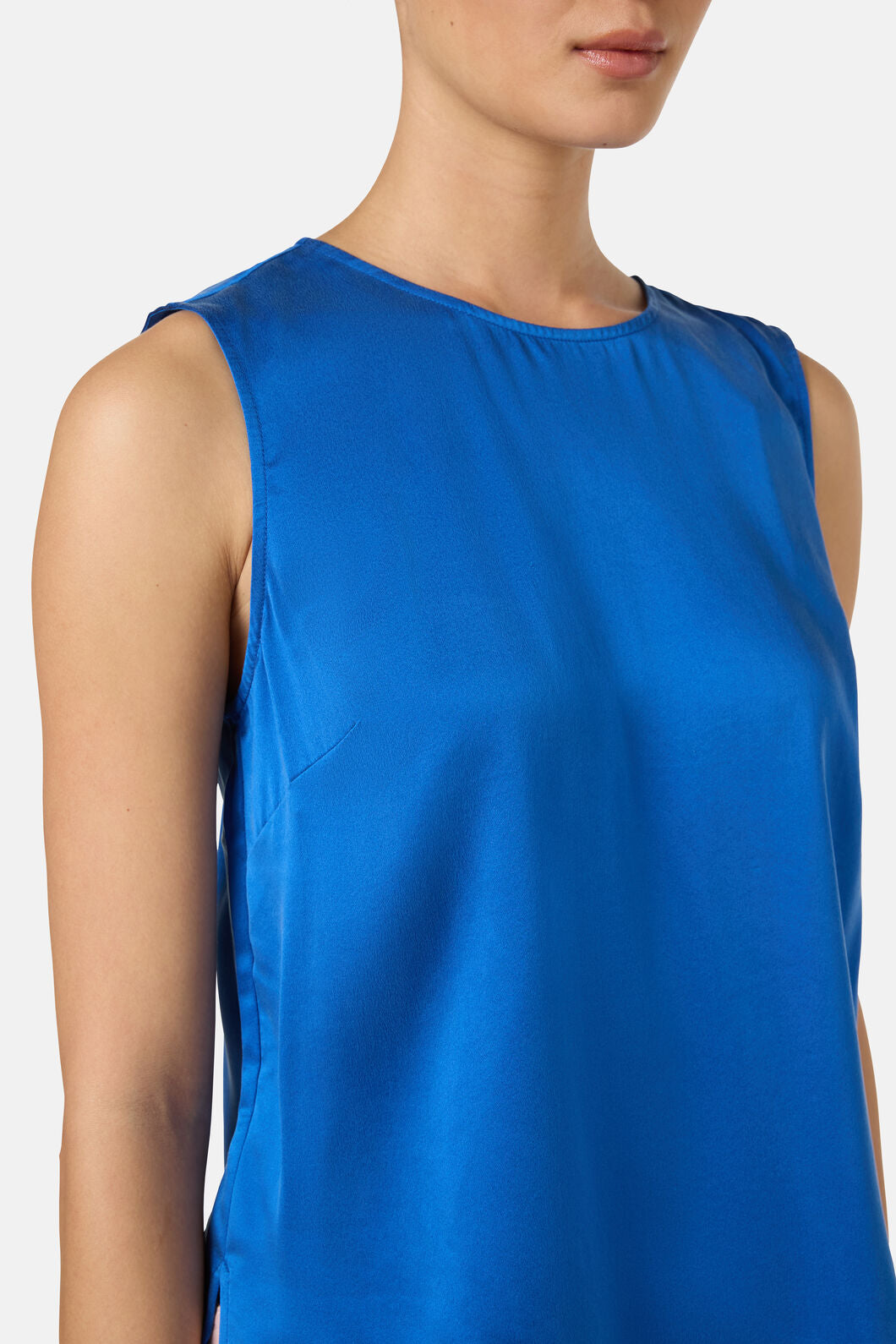 Gorman NZ - Anika Sandwashed Silk Tank - blue