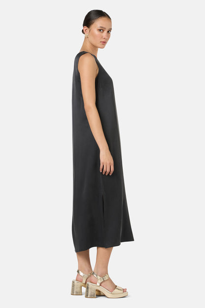 Gorman NZ - Kirby Sandwashed Silk Dress - black