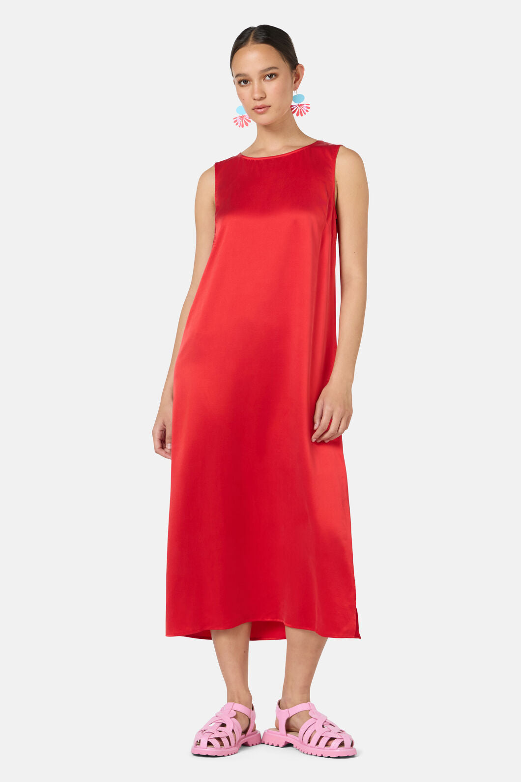 Gorman NZ - Kirby Sandwashed Silk Dress - red