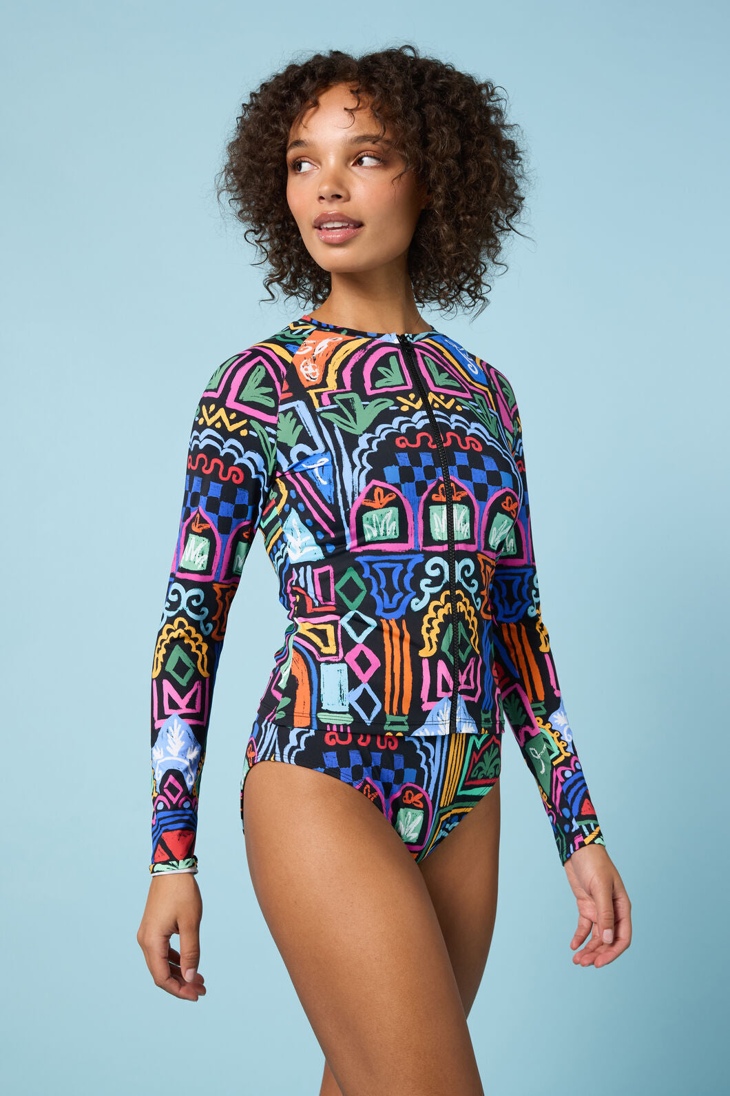 Gorman NZ - Atrium Print Rashie - print