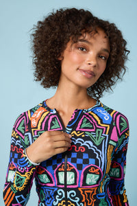 Gorman NZ - Atrium Print Rashie - print