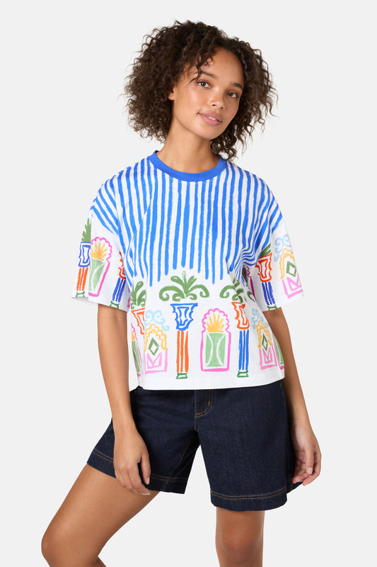 Gorman NZ - Atrium Print Relaxed Tee - print