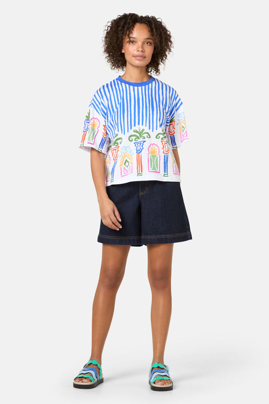 Gorman NZ - Atrium Print Relaxed Tee - print