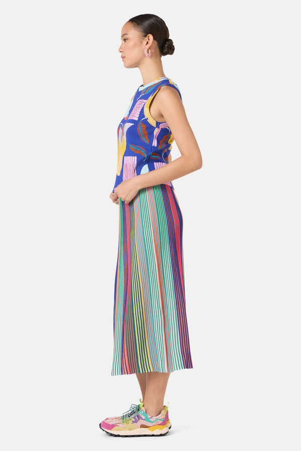 Gorman NZ - Past Lover Print Rib Tank - print