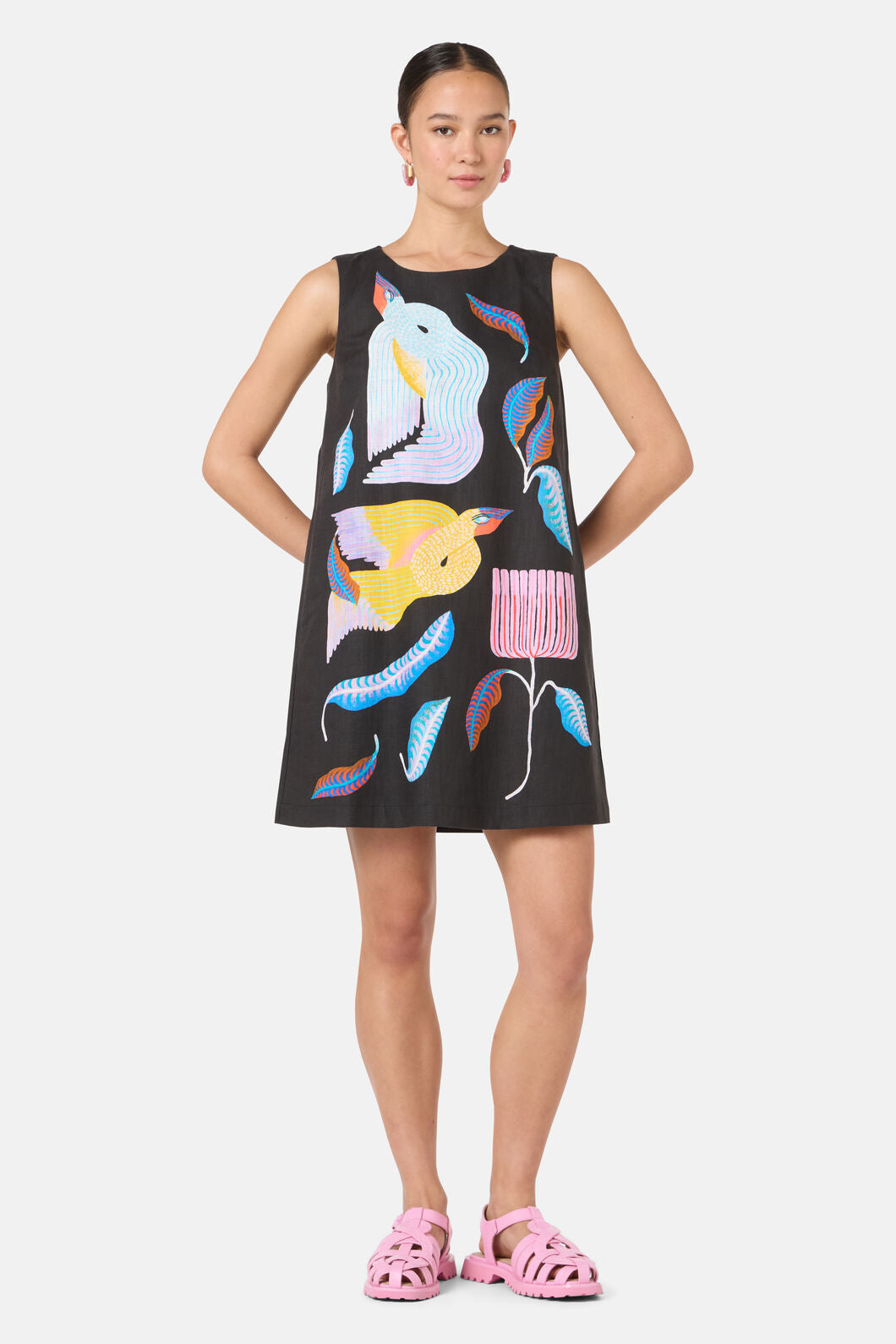 Gorman NZ - Past Lover Print Shift Dress - print