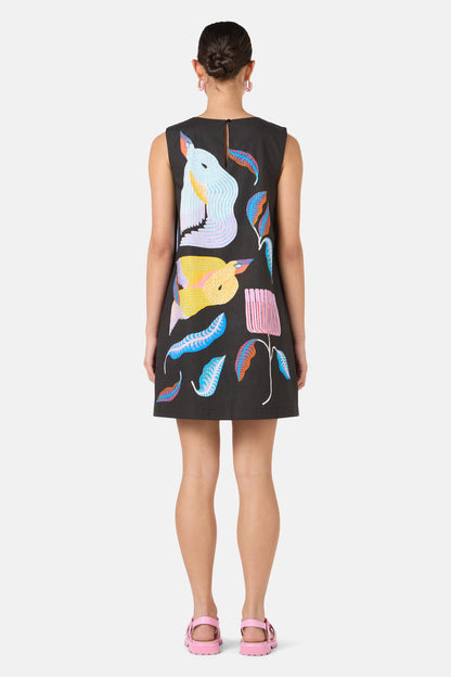 Gorman NZ - Past Lover Print Shift Dress - print