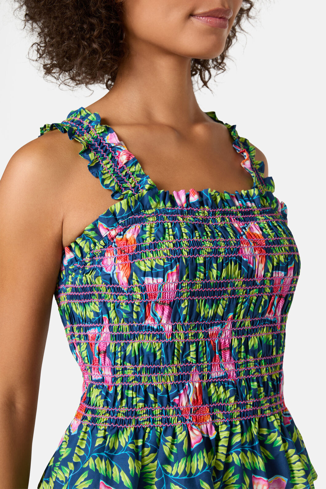 Gorman NZ - In Secret Ruched Print Tank - print