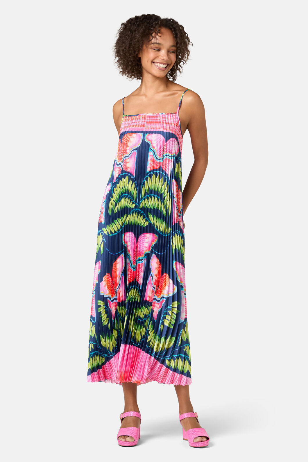 Gorman NZ - In Secret Print Pleated Dress - print