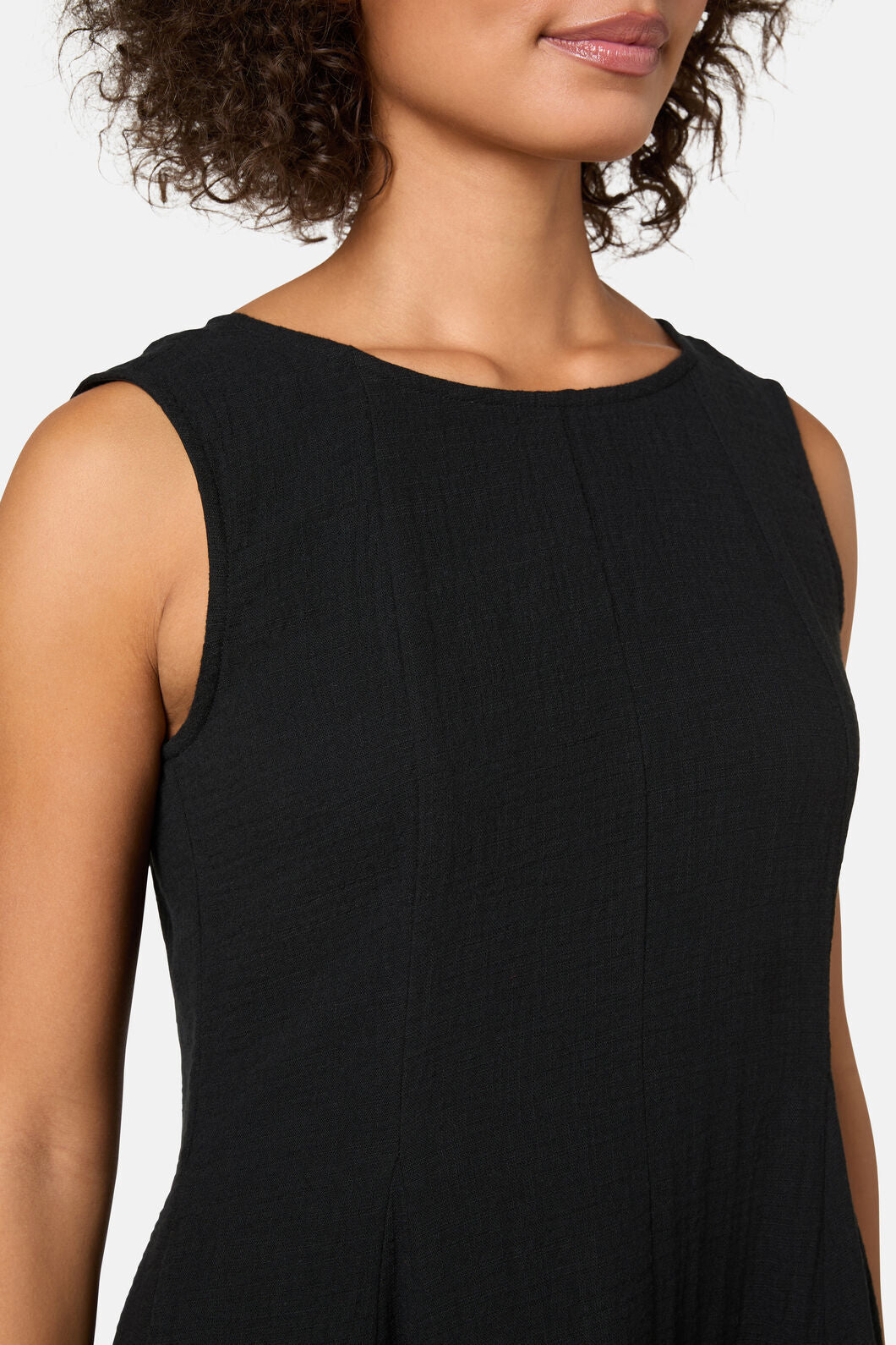 Gorman NZ - Twirlsuit Waffle Mini Dress - black