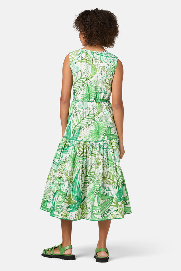 Gorman NZ - Tree Fern Print Tiered Dress - print
