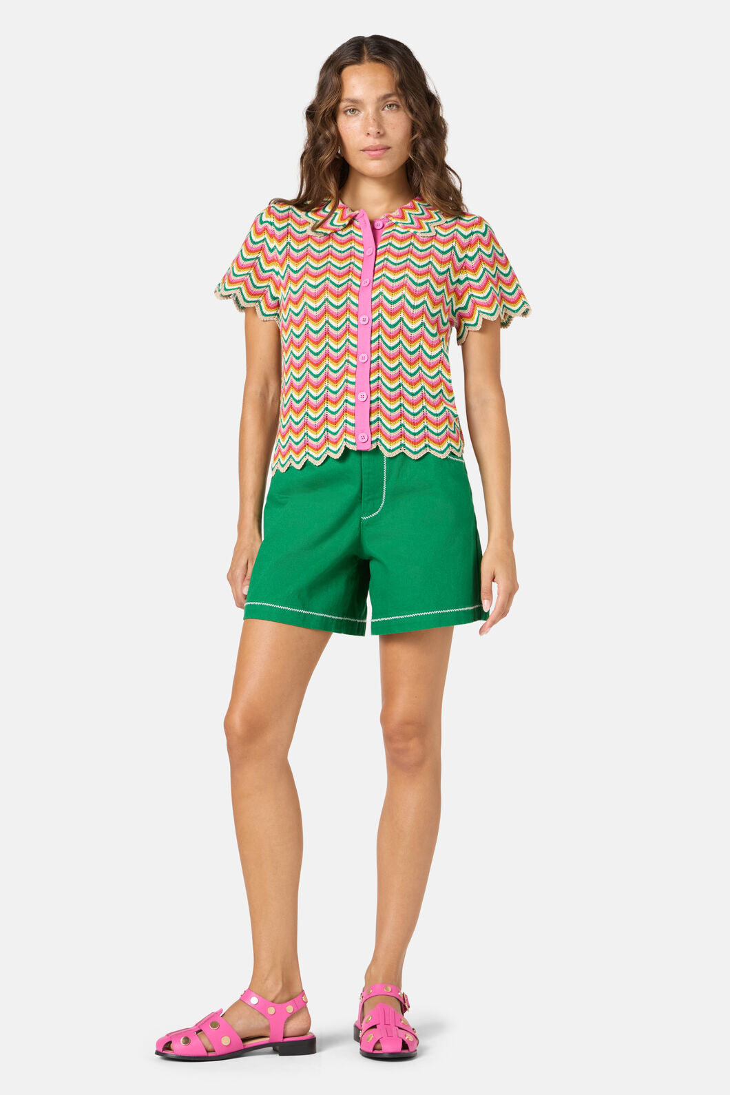 Gorman NZ - Squiggle Knit Top - multi