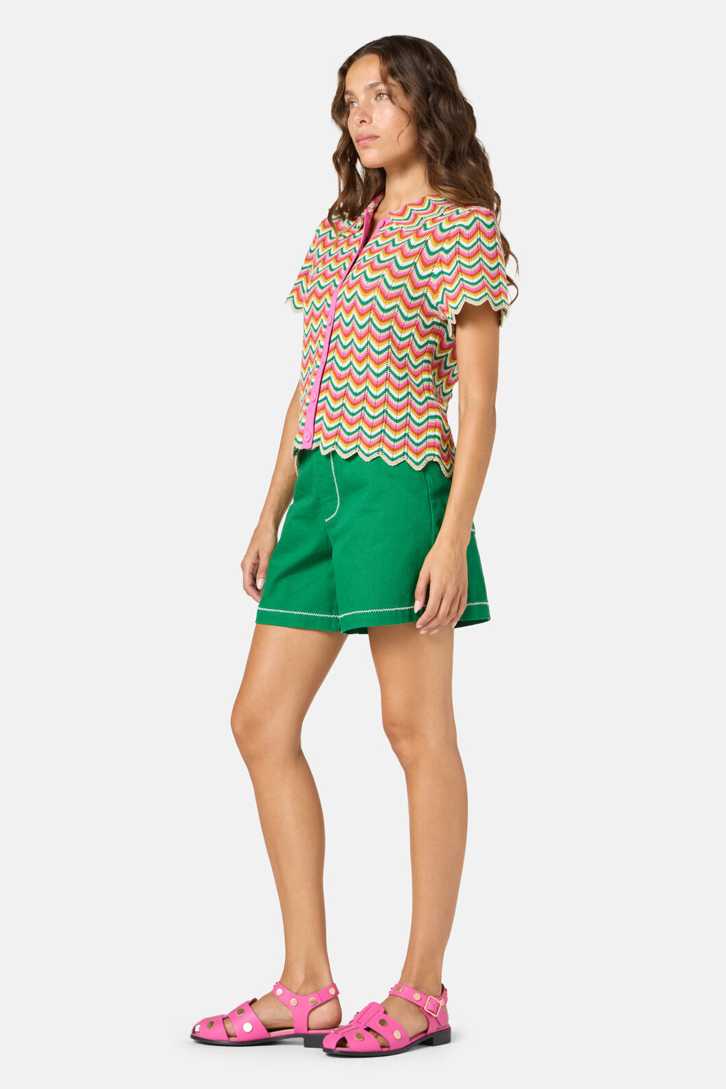 Gorman NZ - Squiggle Knit Top - multi