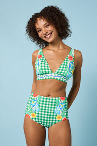 Gorman NZ - Botanica Print Bikini Top - print