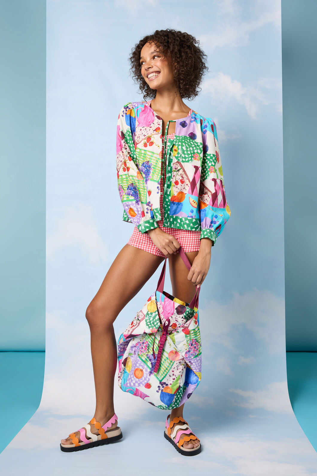 Gorman NZ - Fruit Party Print Blouse - print