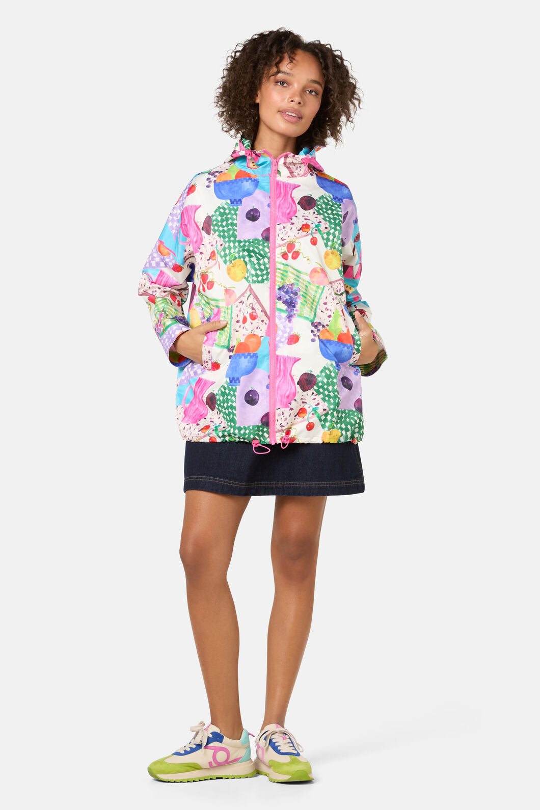 Gorman NZ - Fruit Party Print Raincoat - print
