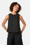 Gorman NZ - Lucy Cotton Tie Tank - black