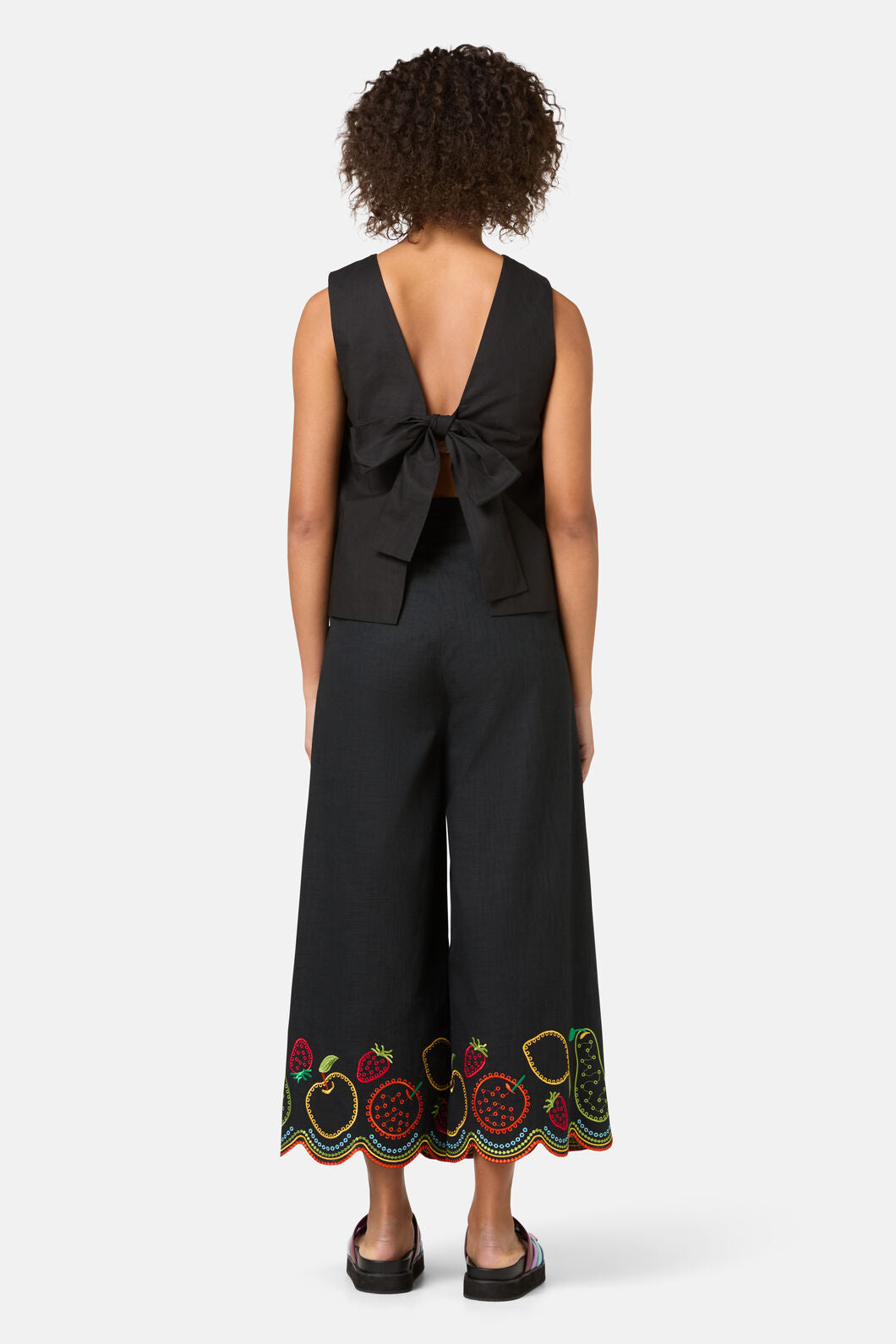 Gorman NZ - Lucy Cotton Tie Tank - black