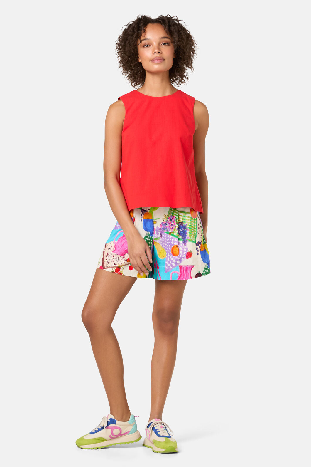 Gorman NZ - Lucy Cotton Tie Tank - red