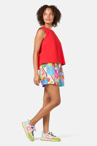 Gorman NZ - Lucy Cotton Tie Tank - red