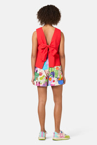 Gorman NZ - Lucy Cotton Tie Tank - red
