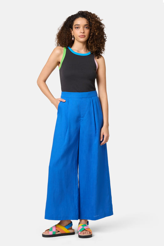 Gorman NZ - Electric Wide Leg Pant - blue