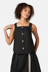 Gorman NZ - Wilder Organic Cotton Tank - black