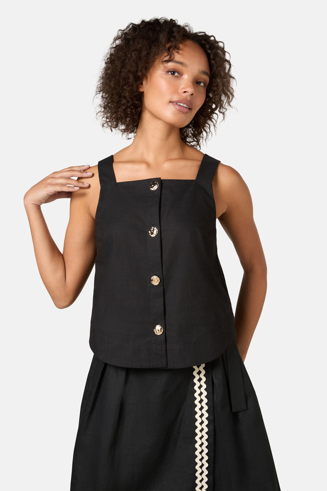 Gorman NZ - Wilder Organic Cotton Tank - black