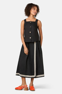 Gorman NZ - Wilder Organic Cotton Tank - black