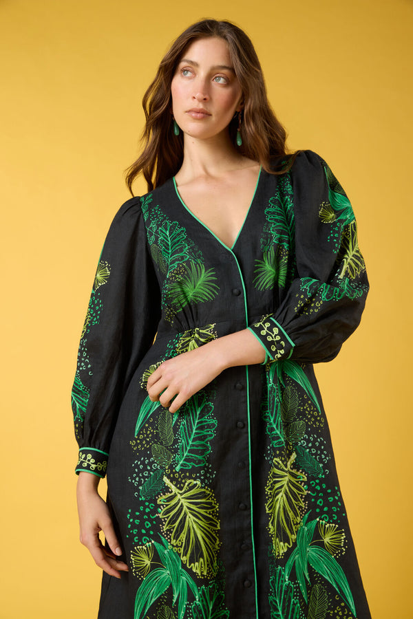Gorman NZ - Tree Fern Print Party Dress - print