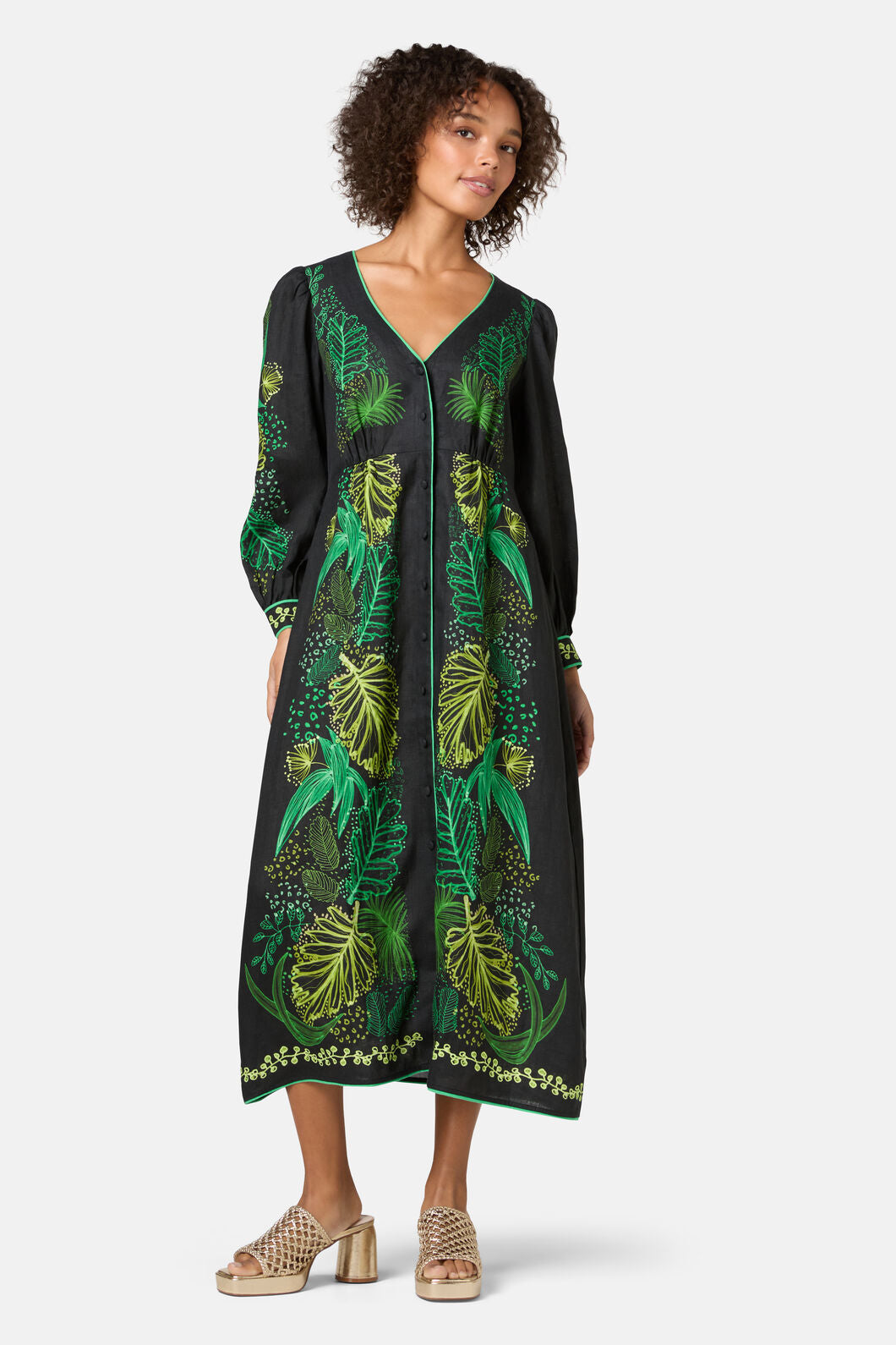 Gorman NZ - Tree Fern Print Party Dress - print