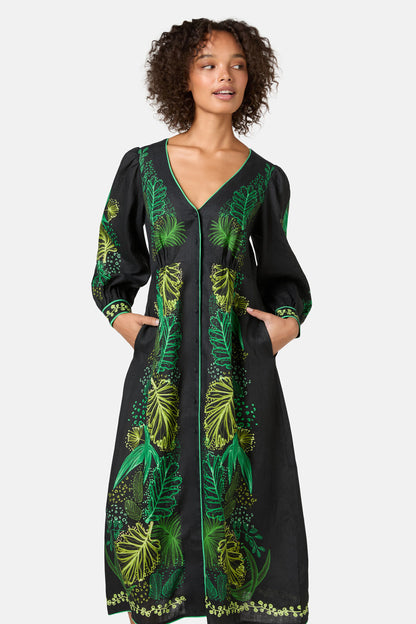 Gorman NZ - Tree Fern Print Party Dress - print