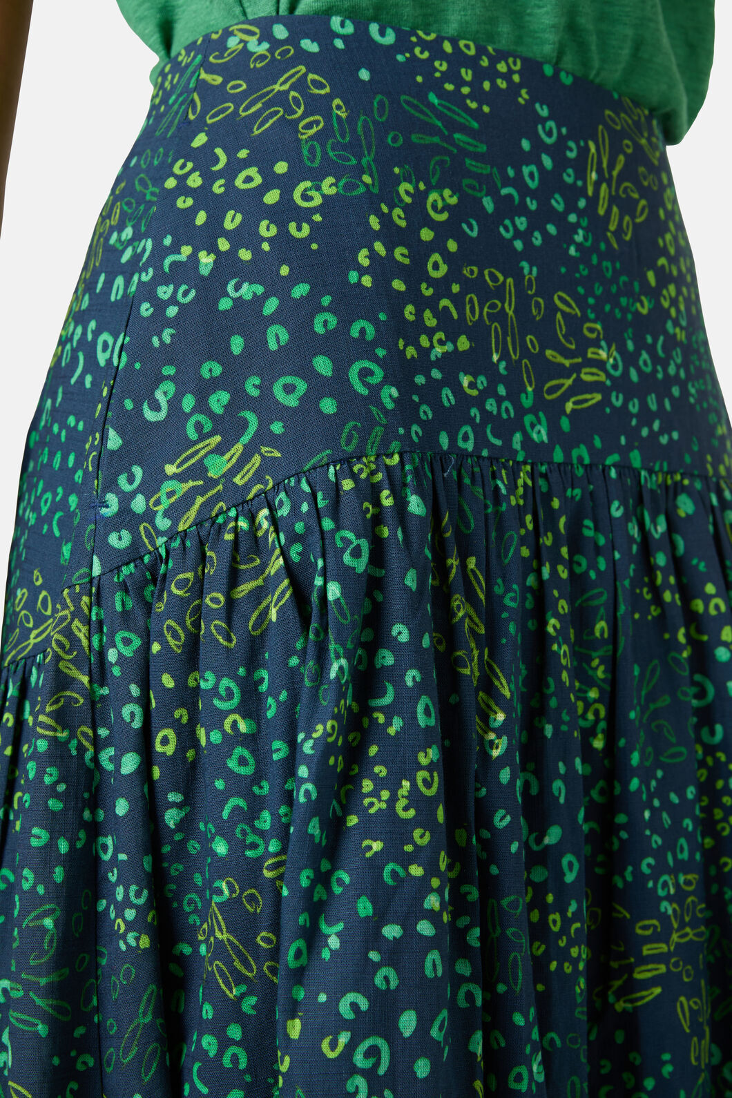 Gorman NZ - Tree Fern Print Midi Skirt - print