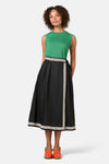 Gorman NZ - Cindy Cotton Midi Skirt - black