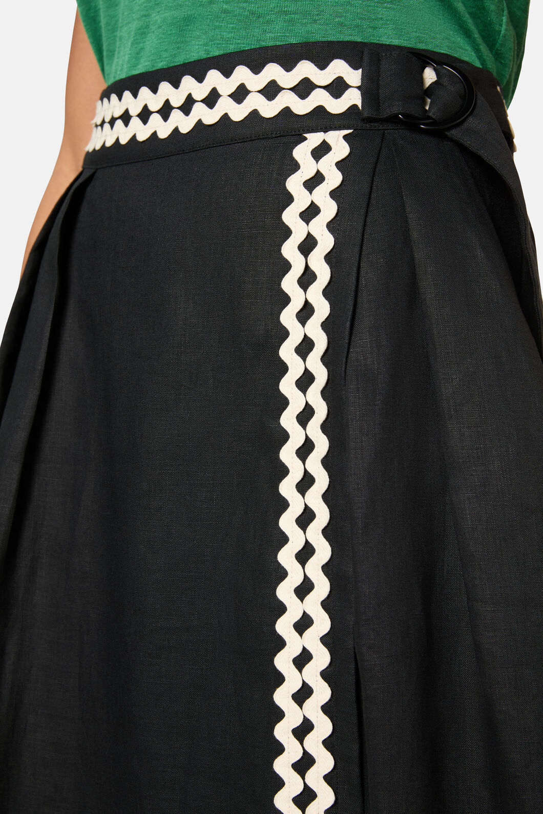 Gorman NZ - Cindy Cotton Midi Skirt - black