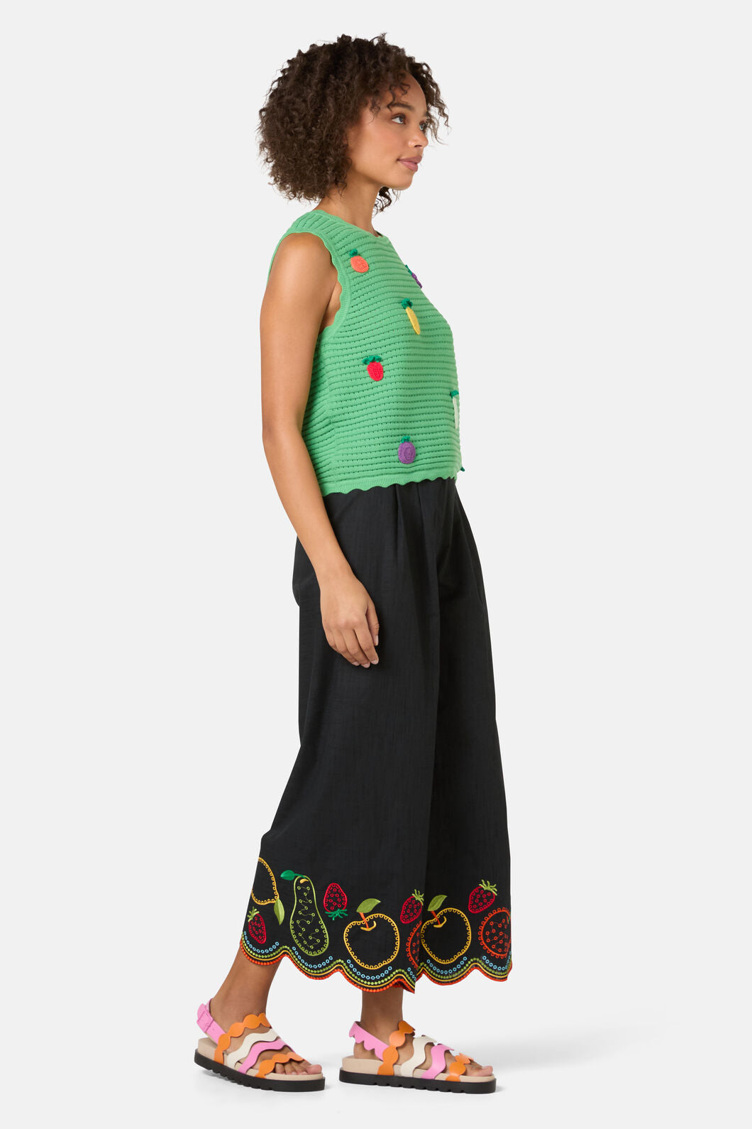 Gorman NZ - Fruit Party Cotton Knit Tank - green