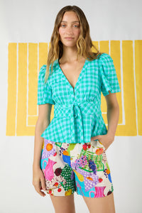 Gorman NZ - Sunny Cotton Check Top - check