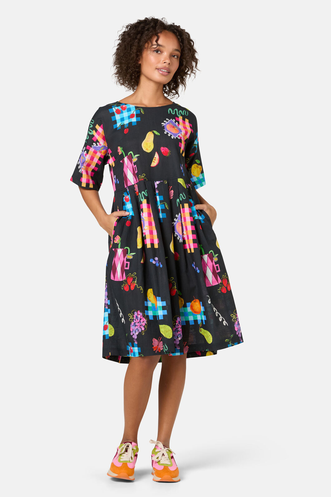 Gorman NZ - Fruit Party Print Sadie Dress - print