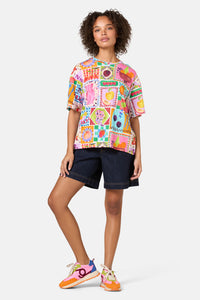 Gorman NZ - Fruit Party Print OversizedTee - print