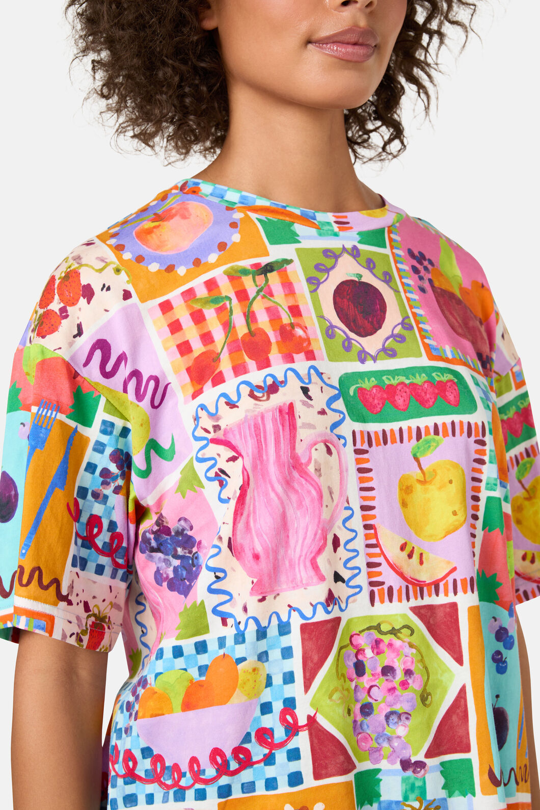 Gorman NZ - Fruit Party Print OversizedTee - print