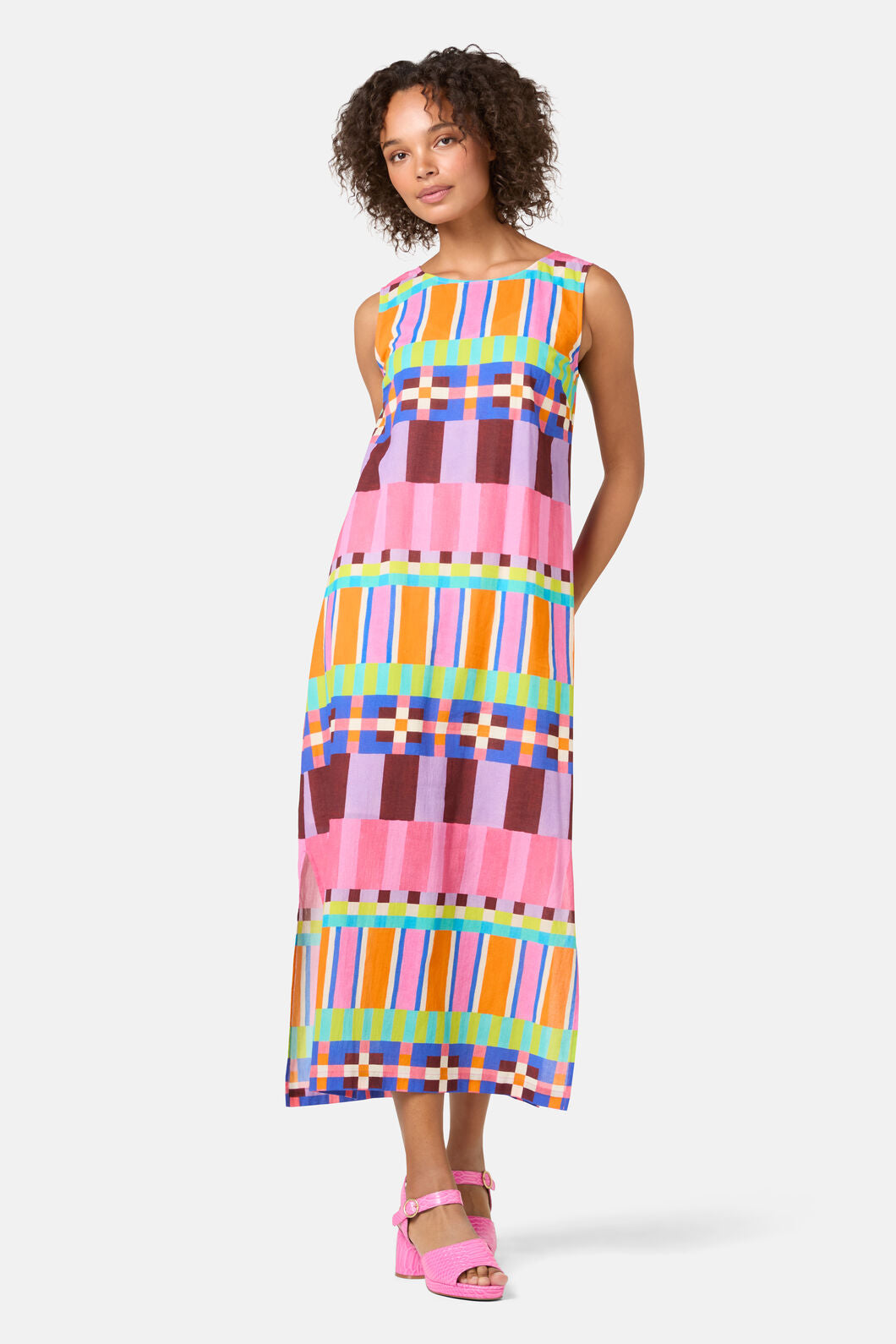 Gorman NZ - Holiday Stripe Long Dress - print